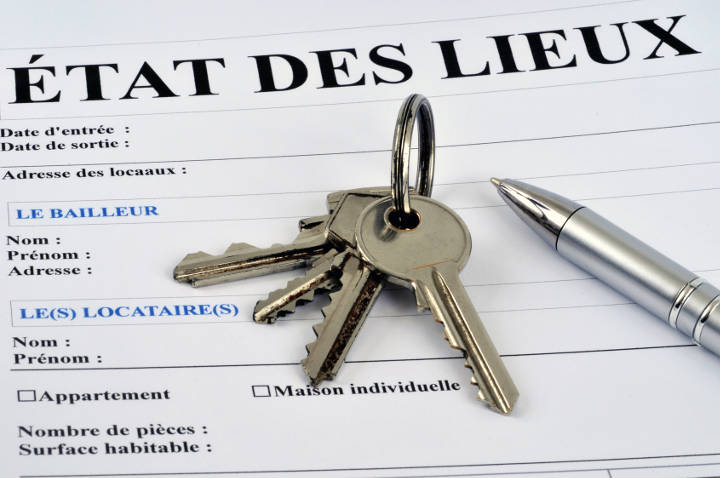 document état des lieux et clé